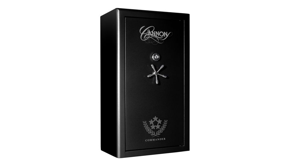 Cannon Safe Commander Safe 36 Gun, Hammertone Black/Chrome, 36 gun CO43-H1FDC-15