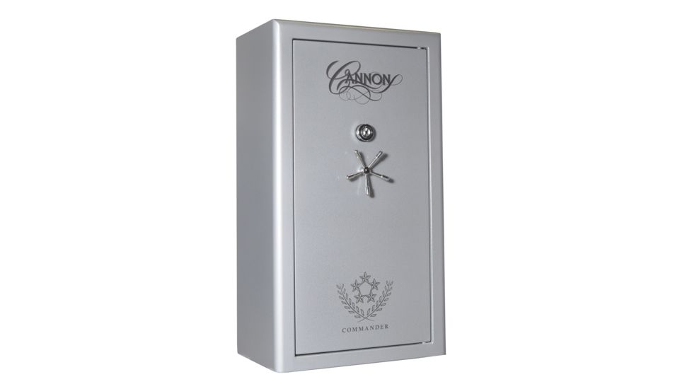 Cannon Safe Commander Safe 36 Gun, Hammertone Gray/Chrome, 36 gun CO43-H2FDC-15