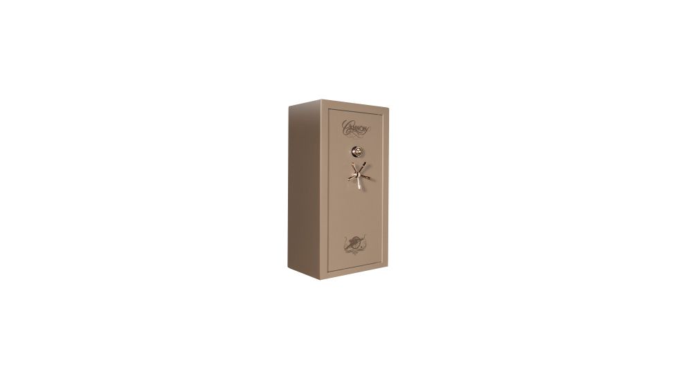 Cannon Safe Jim Shockey Signature Series 24 Fireproof Gun Safe 60x30x24in - Hammertone, Beige JS6030-H3FEB-13
