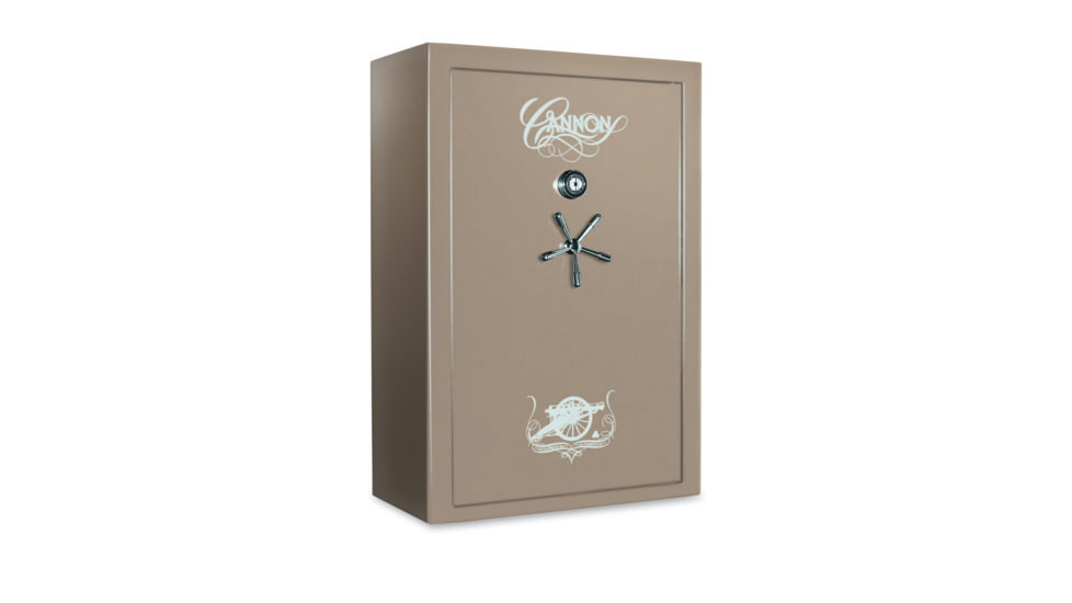 Cannon Safe Safe 36 Gun, Hammertone Beige/Chrome, 36 gun CA33-H3FDC-15