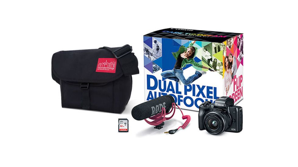 Canon EOS M50 Video Creator Kit, Black 2680C067