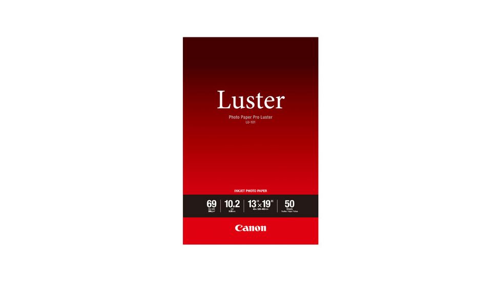 Canon LU-101 Pro Luster 13x19 Paper 50 Pack 6211B005