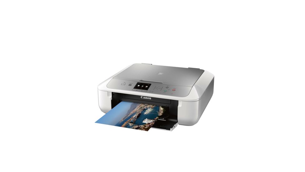 Canon PIXMA MG5722 Wireless Inkjet All-In-One Printer, White/Silver 0557C062