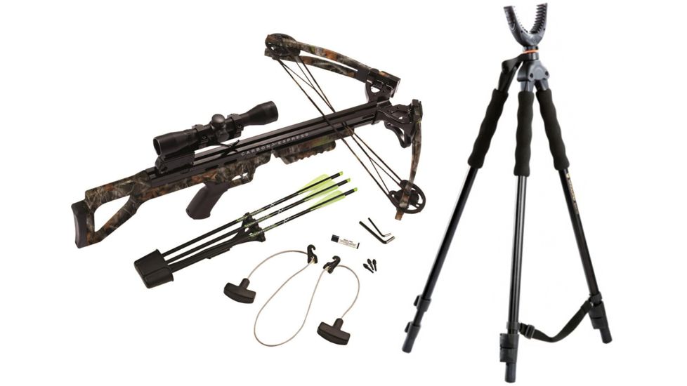 Carbon Express Covert 3.4, Crossbow, 20255 W/ Vanguard Quest Tripod