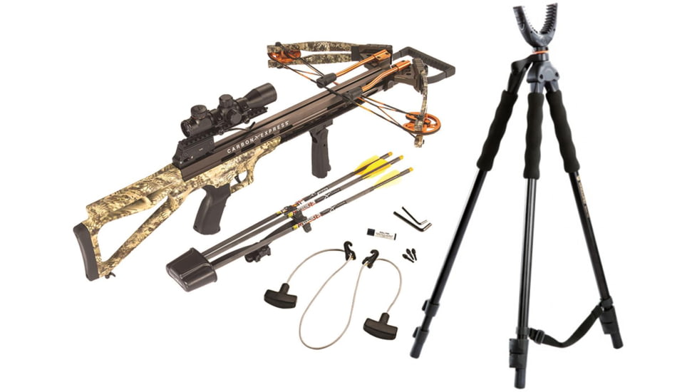 Carbon Express Covert Bloodshed, Crossbow Pkg., 20295 W/ Vanguard Quest Tripod
