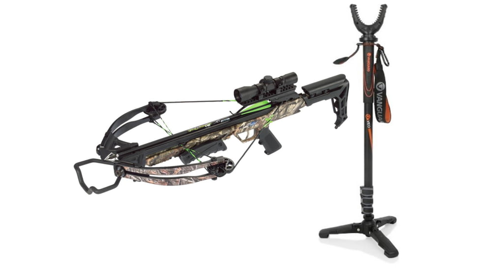 Carbon Express X-Force Blade, Crossbow Pkg. Black, 20292 W/ Vanguard Veo Shooting Stick