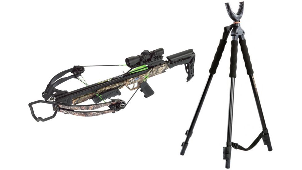 Carbon Express X-Force Blade, Crossbow Pkg. Camouflage, 20240 W/ Vanguard Quest Tripod