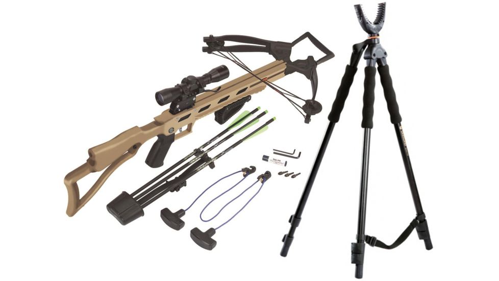 Carbon Express XForce Advantex, Crossbow Kit, 20280 W/ Vanguard Quest Tripod