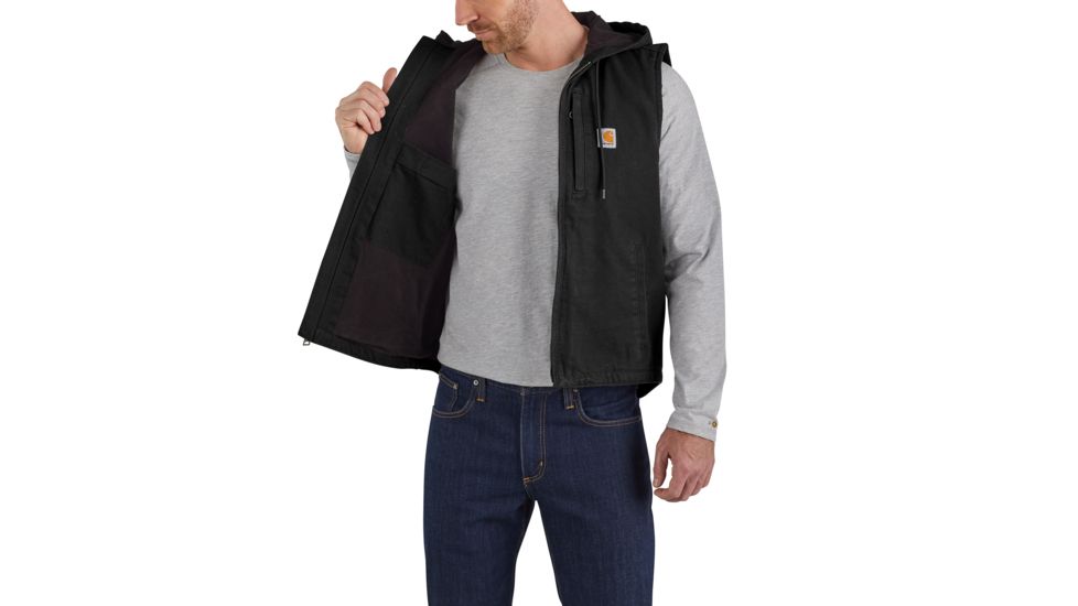 Carhartt Knoxville Vest - Mens, Black, Small, 103837-BLK-REG-S