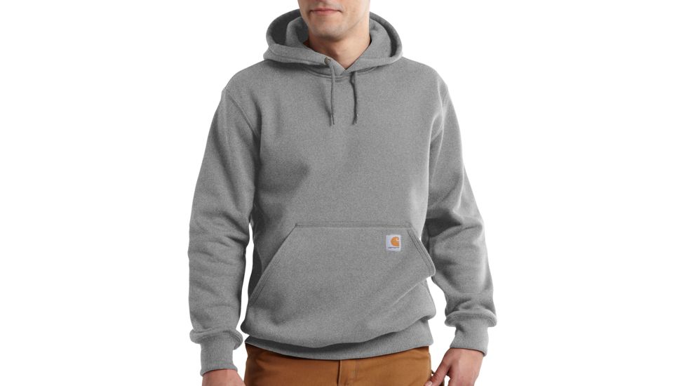 Carhartt Rain Defender Paxton Heavyweight Hooded Sweatshirt for Mens, Heather Gray, Medium/Regular 100615-034-REG-M