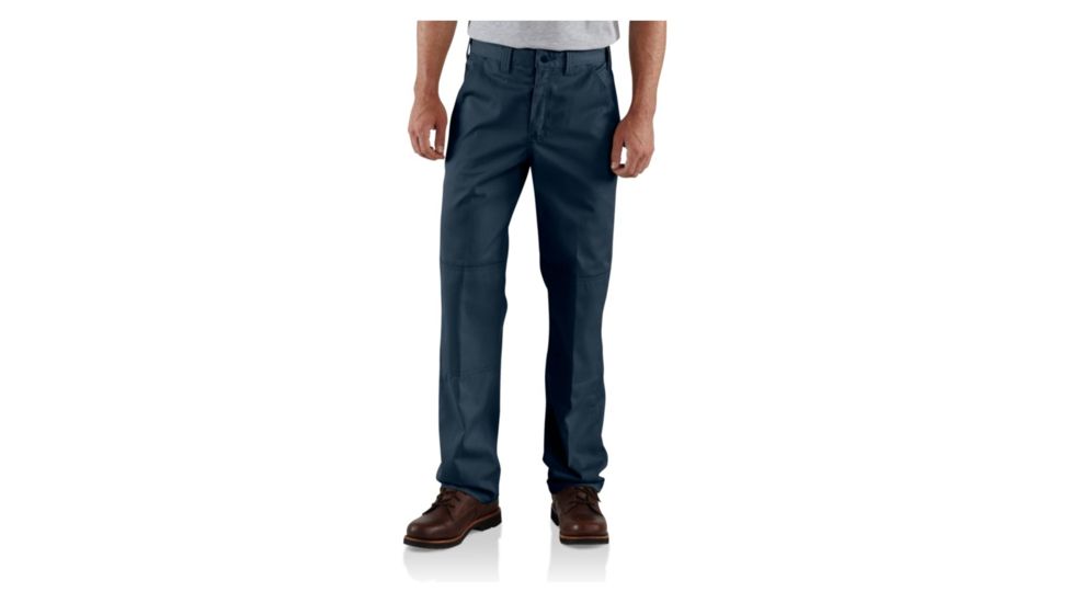 Carhartt Twill Double-Front Work Pant - Men's-Navy-36 Waist-Regular Inseam