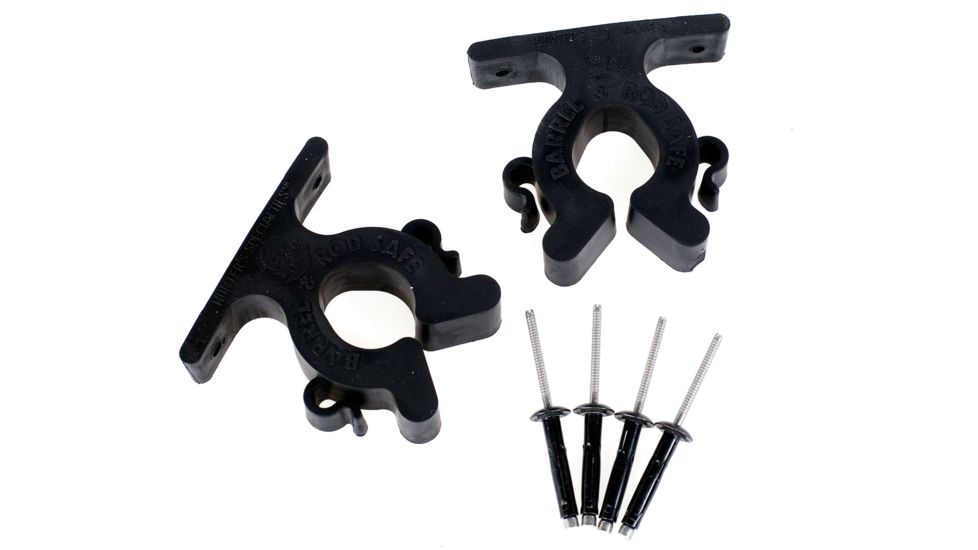 Carlisle Paddle Rod Clip-Pair Black 0710610000