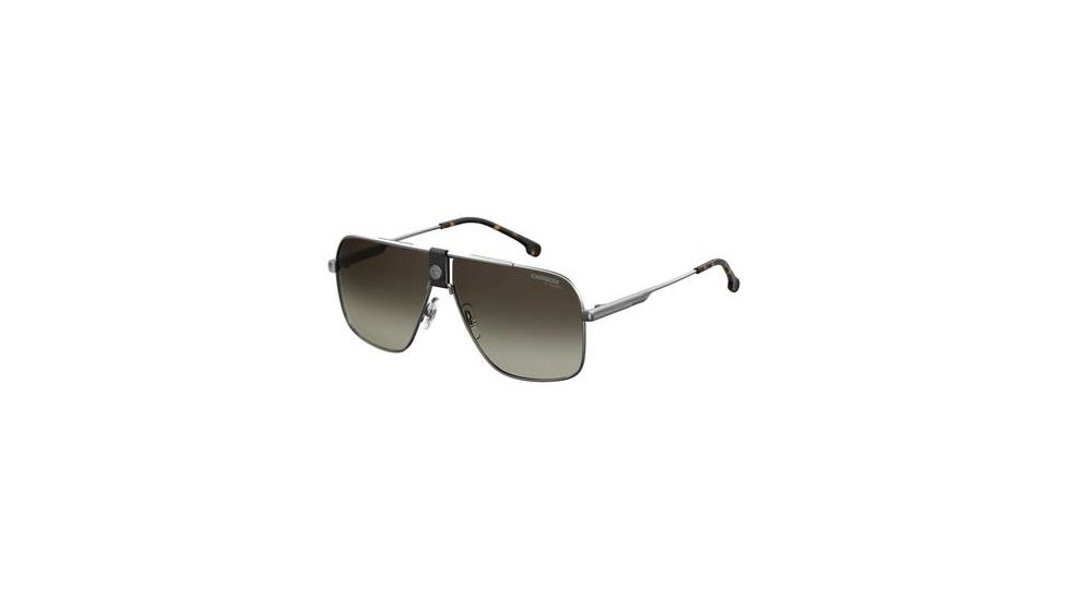 Carrera 1018/S Sunglasses CA1018S-06LB-HA-6311 - Ruthenium Frame, Brown Gradient Lenses, Lens Diameter 63mm, Distance Between Lenses 11mm