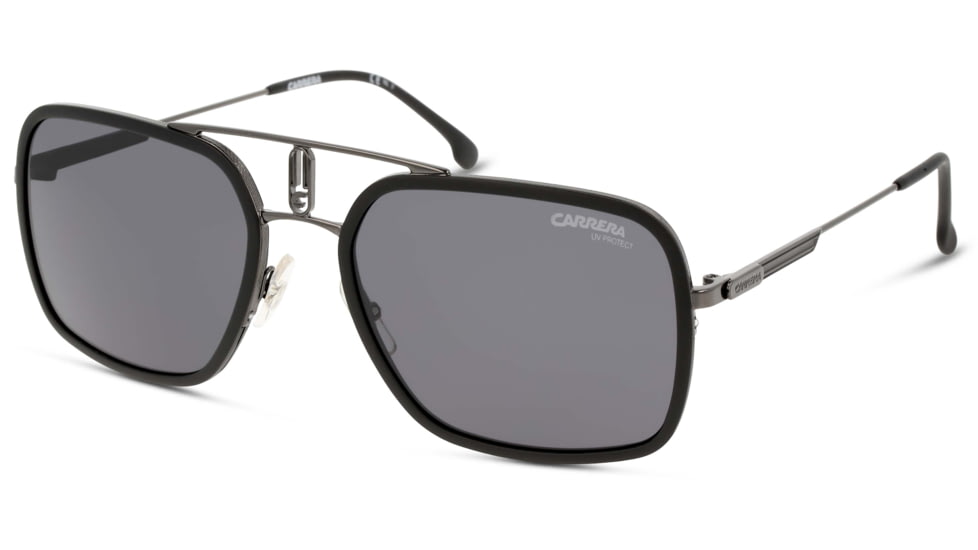 Carrera 1027/S Sunglasses, Black Dark Ruthenium Frame, Grey Lens, 716736230795