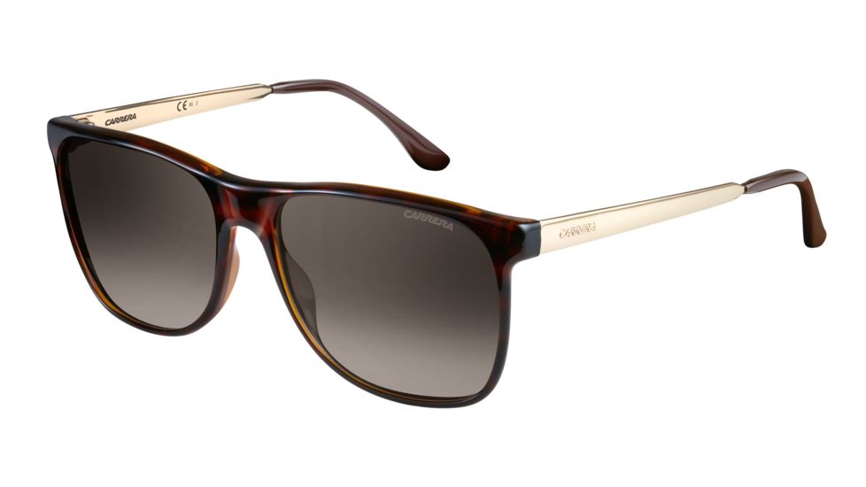 Carrera 6011/S Sunglasses CA6011S-08KZ-HA-5717 - Havana Frame, Brown Gradient Lenses, Lens Diameter 57mm, Distance Between Lenses 17mm
