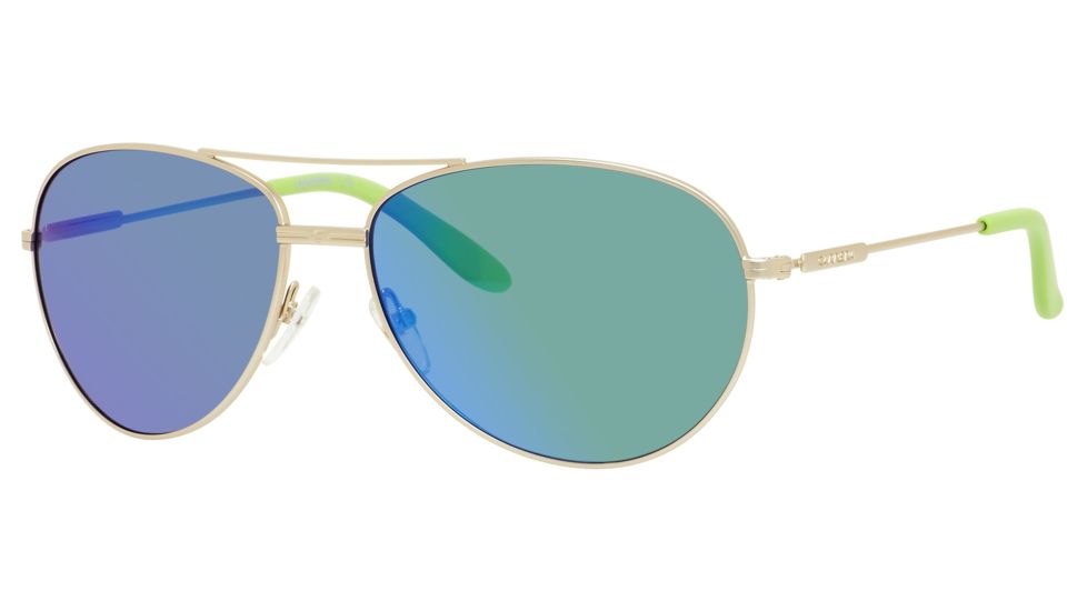 Carrera 69/S Sunglasses CA69S-0AOZ-Z9-6015 - Semi Matte Gold Frame, Black Mirror Lenses, Lens Diameter 60mm, Distance Between Lenses 15mm