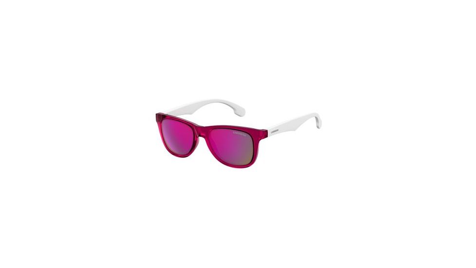 Carrera Carrerino 20/S Sunglasses CARRE20S-0JQO-VQ-4617 - White Pink Gold Frame, Pink Lenses, Lens Diameter 46mm, Distance Between Lenses 17mm