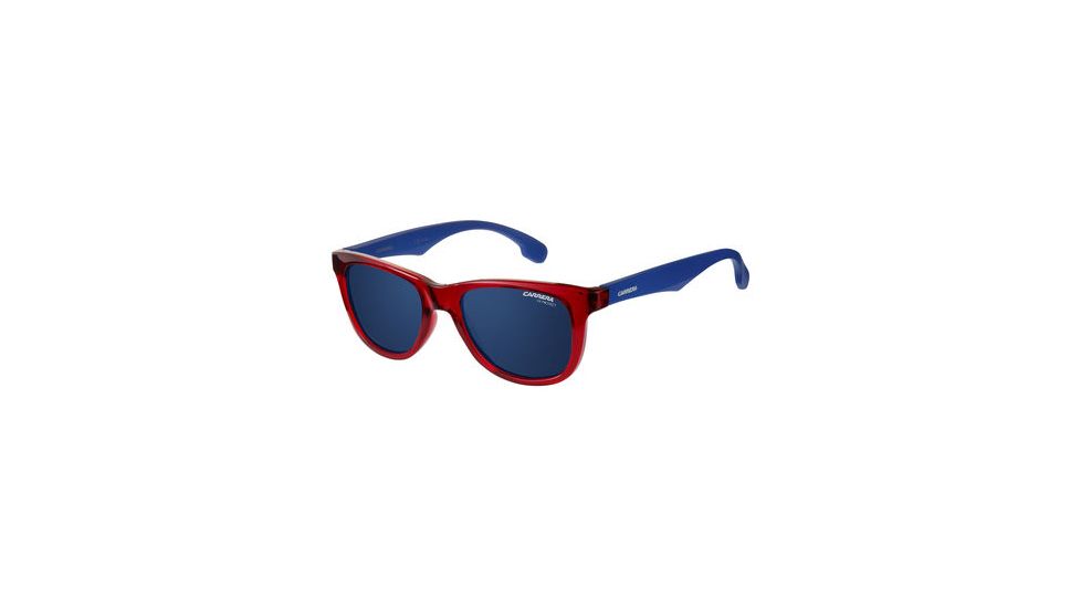 Carrera Carrerino 20/S Sunglasses CARRE20S-0WIR-KU-4617 - Matte Blue/Red Frame, Blue Avio Lenses, Lens Diameter 46mm, Distance Between Lenses 17mm