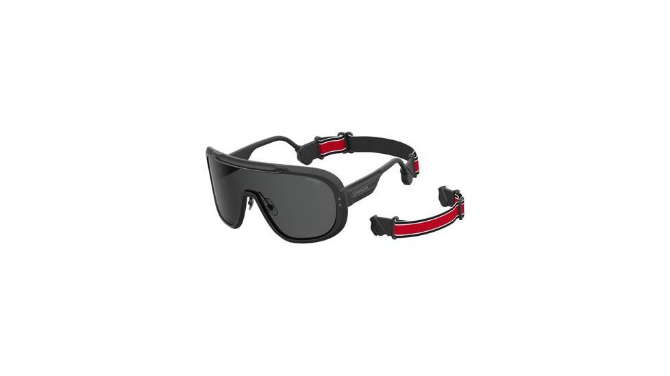 Carrera Epica Sunglasses EPICA-0003-2K-9901 - Matte Black Frame, Gray Ar Lenses, Lens Diameter 99mm, Distance Between Lenses 1mm