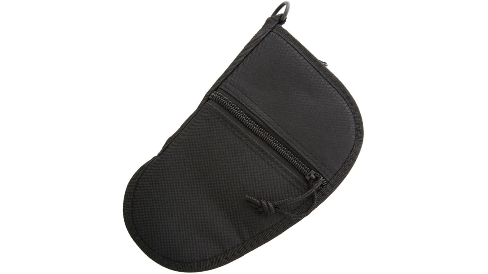 Carry All Pistol Case 8.5in, Condura, Black, Velveteen Lining, Zipper Closure, P0235-8.5in / AC183