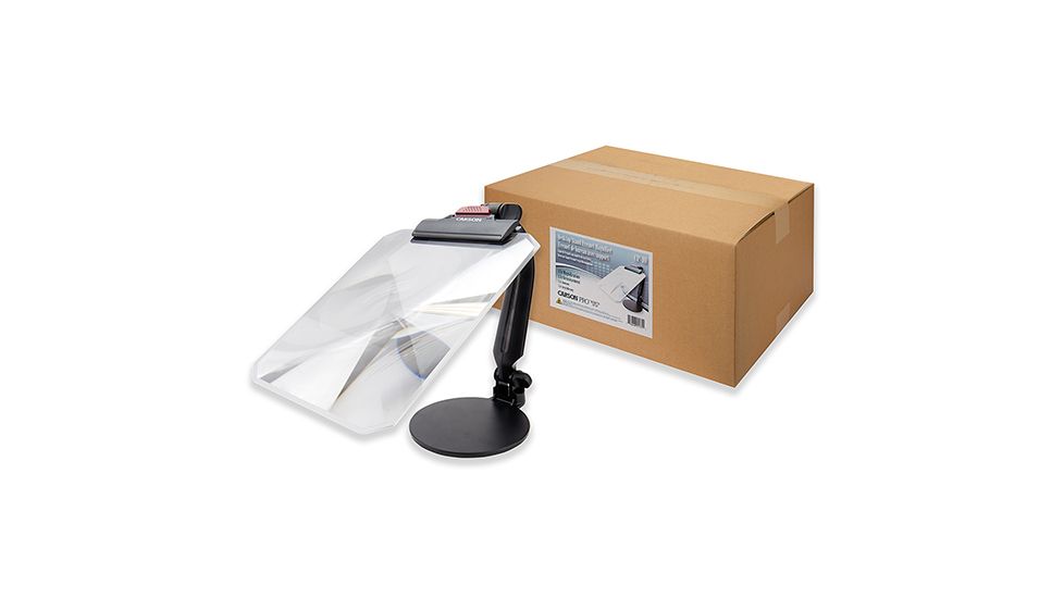 Carson 1.5x Desktop Stand Fresnel Magnifier Loupe CP-10