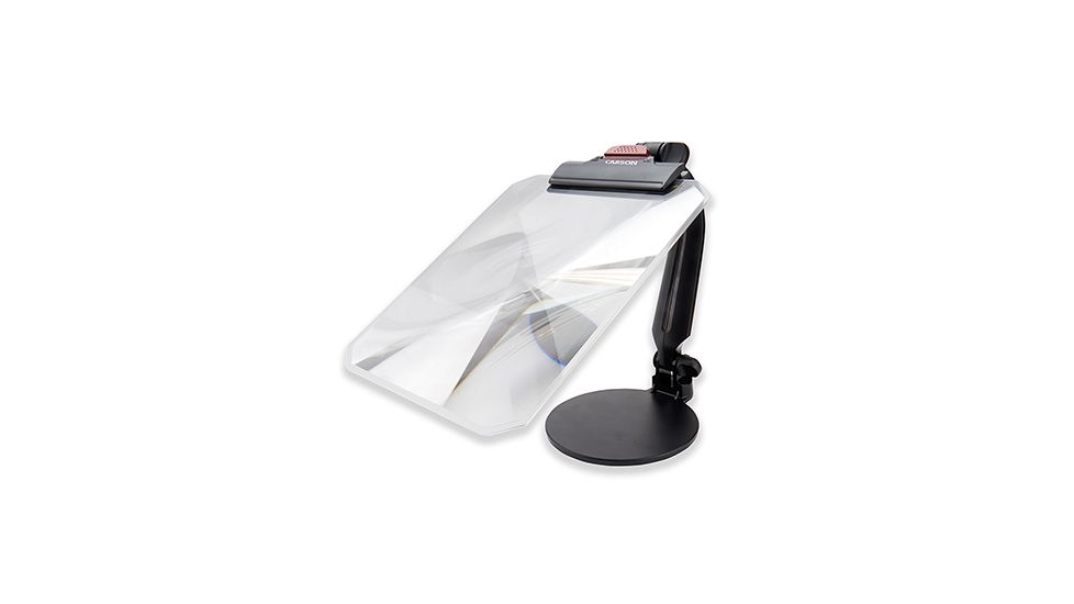 Carson 1.5x Desktop Stand Fresnel Magnifier Loupe CP-10