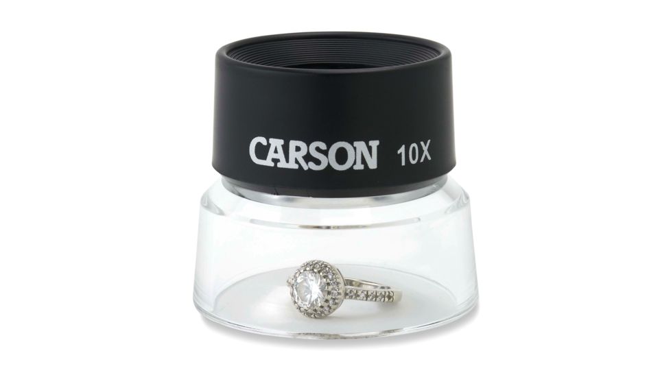 Carson 10x Power Stand LumiLoupe,Black LL-10