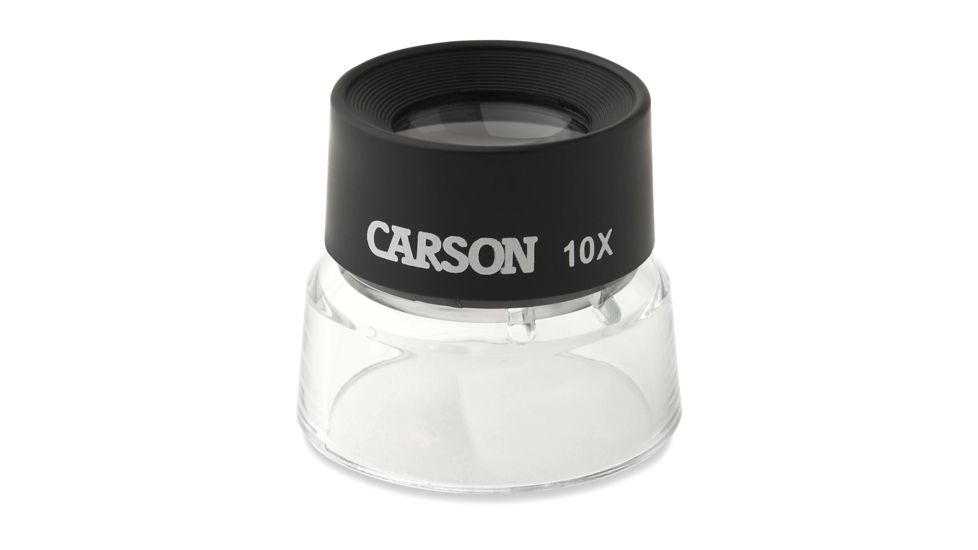 Carson 10x Power Stand LumiLoupe,Black LL-10