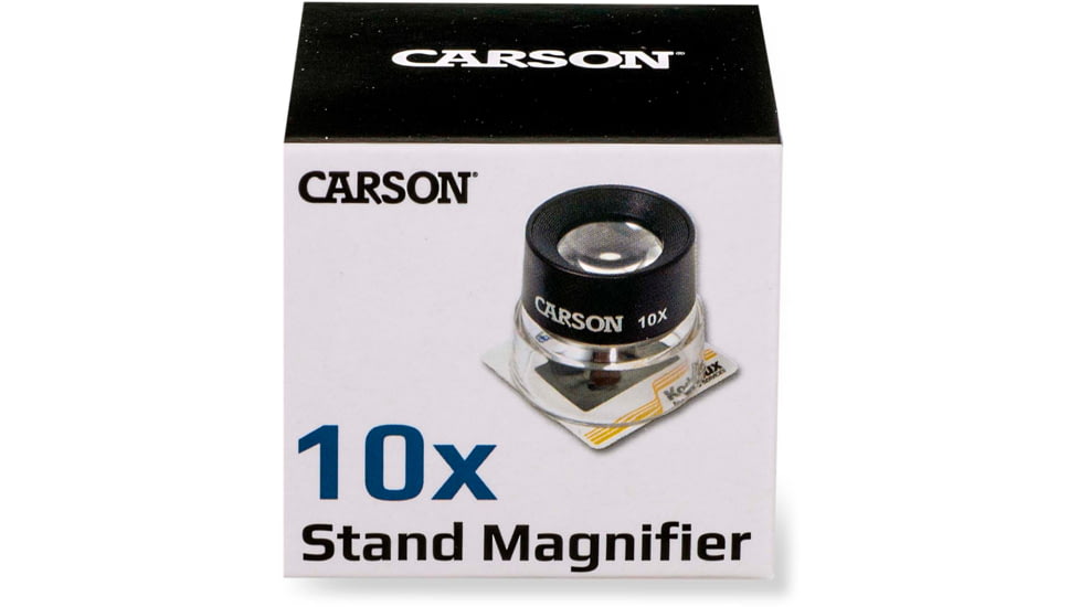 Carson 10x Power Stand LumiLoupe, Black LL-10