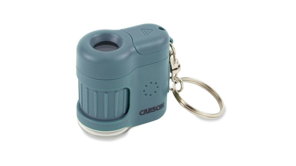 Carson 20x MicroMini LED Lighted Pocket Microscope, Blue, MM-280B
