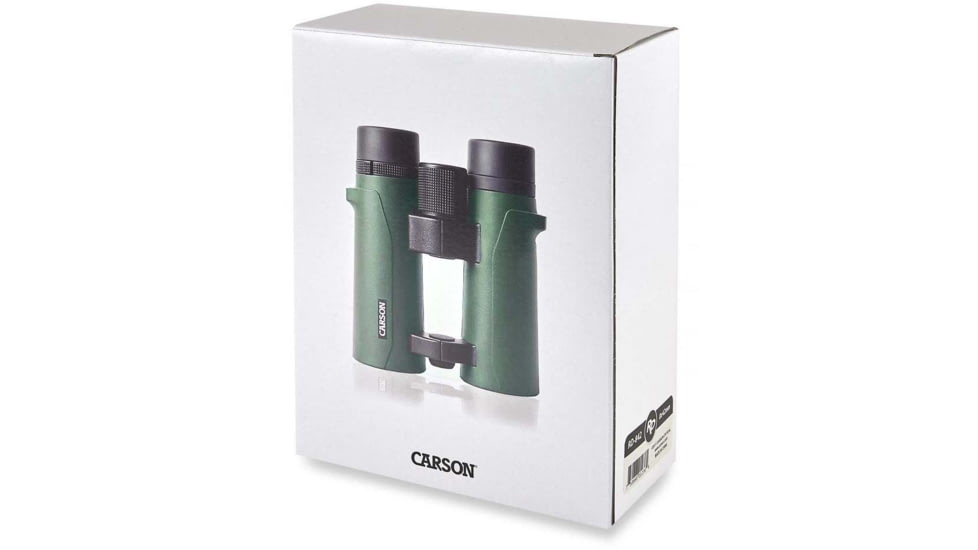 Carson 8x42mm RD Series Binocular w/Hard Protective Case, Green, RD-842