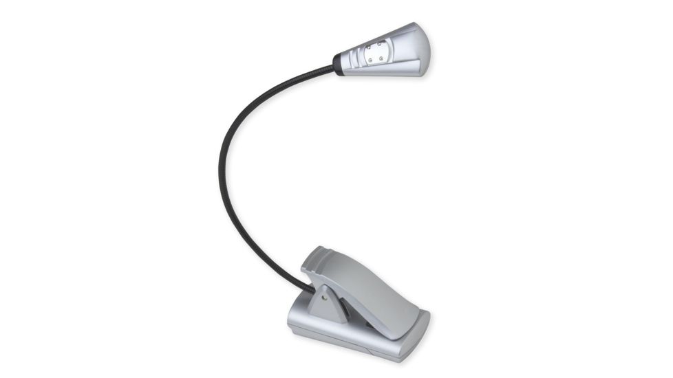 Carson FlexNeck Ultra-Bright Fully Adjustable LED Book Light-3 Pack, Grey FL-55MU