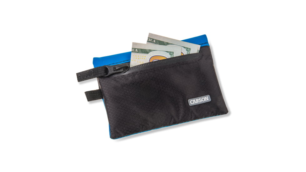 Carson Floating Wallet, Black/Blue, 4.5X.7X3.4, EW-20BU