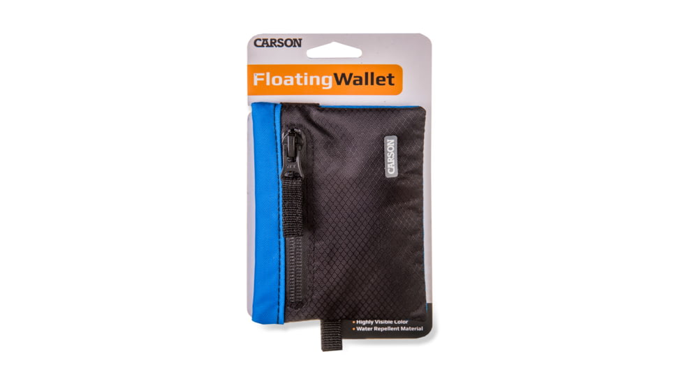 Carson Floating Wallet, Black/Blue, 4.5X.7X3.4, EW-20BU