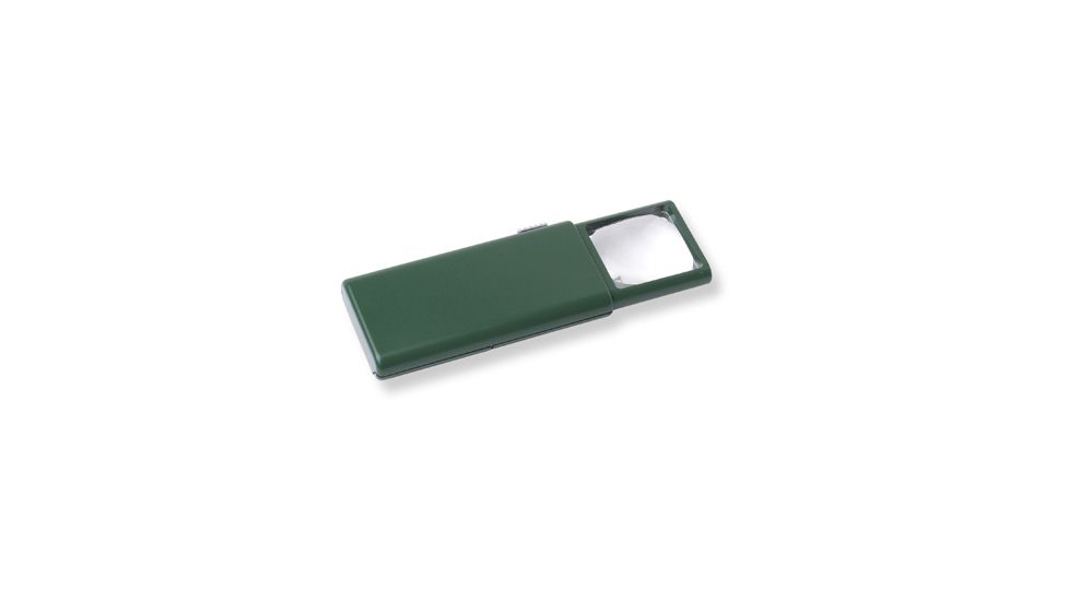 Carson LumiClick Pop Out Magnifier Loupe with Light Outdoor Green OD-25