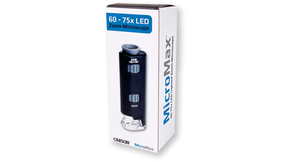 Carson MicroMax LED 60-75x Lighted Pocket Microscope MM-200