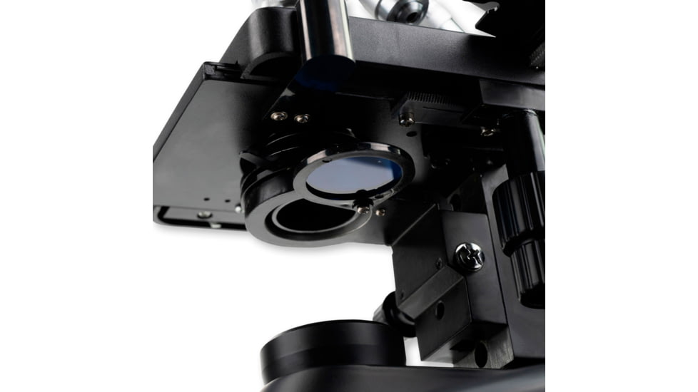 Carson Optical Advanced 40x-1600x LED Lit Binocular Compound Microscope, Black, 8.5 in x 6.9 in x 14.1 in, MS-170