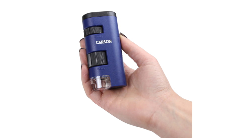 Carson Optical PocketMicro, 20-60x Power Microscope,Blue, MM-450