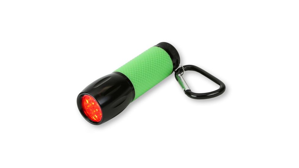 Carson Optical RedSite Light 3 AAA Red LED Flashlight,Neon Green, SL-33