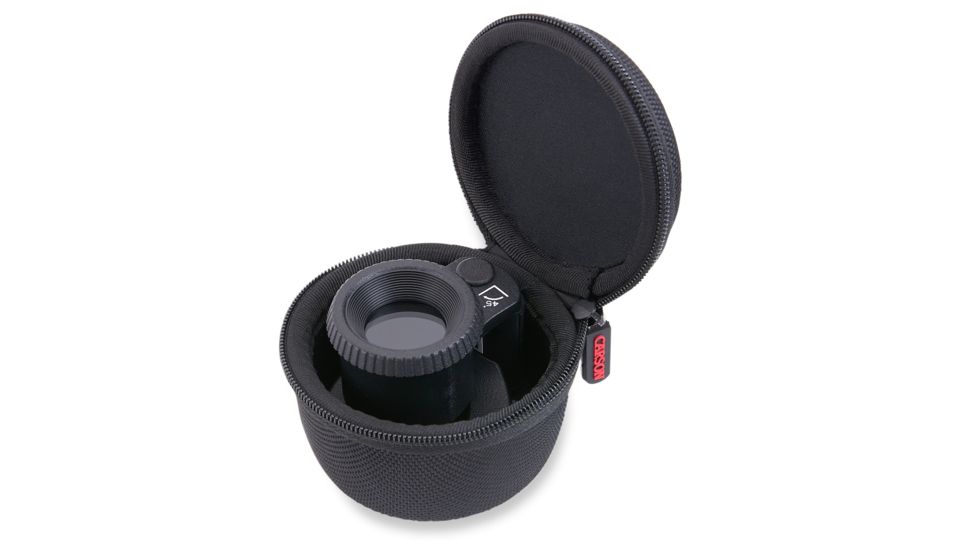 Carson SensorMag 4.5X Magnification Loupe w/ LED, Black SM-44