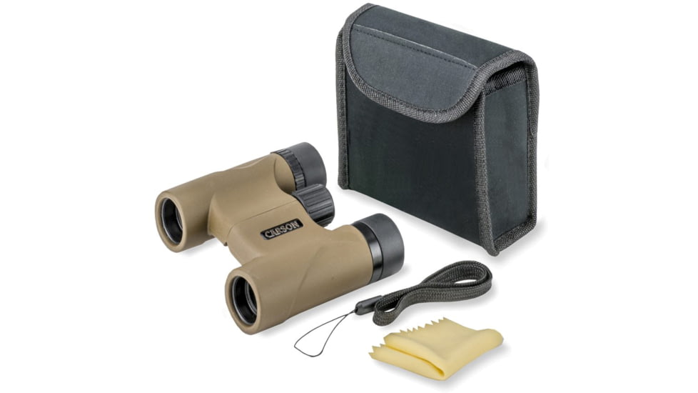 Carson Stinger 8x22mm Compact Binoculars, Brass, HW-822