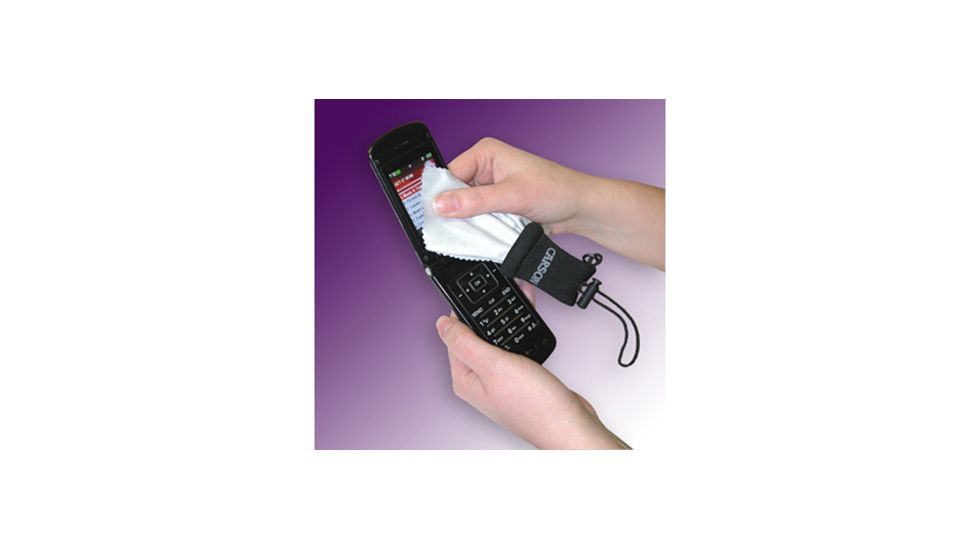 Carson Stuff-It Microfiber Lens Cloth, Black SN-50BK