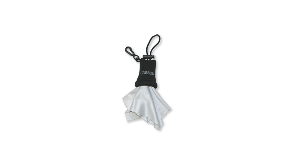 Carson Stuff-It Microfiber Lens Cloth, Black SN-50BK