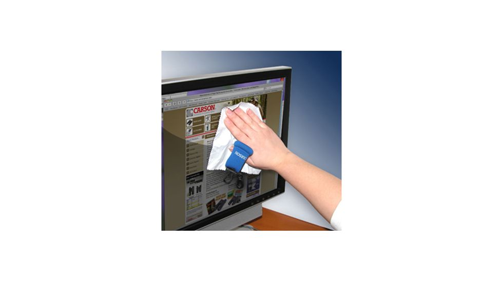 Carson Stuff-It Microfiber Lens Cloth, Blue SN-50BU