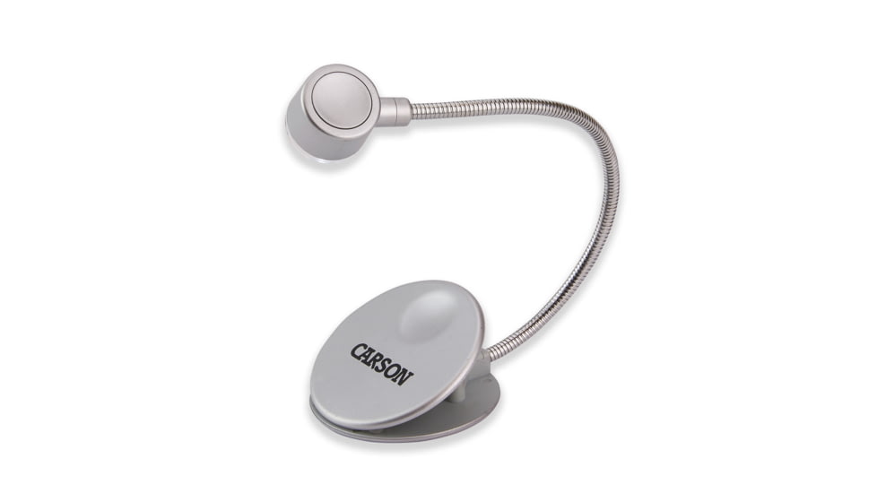 Carson Ultra-Bright Fully Adjustable LED Book Light - Grey FL-88