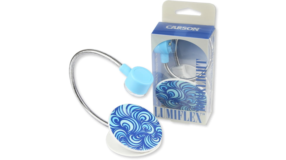 Carson Ultra-Bright Fully Adjustable LED Book Light - Waves FL-9004