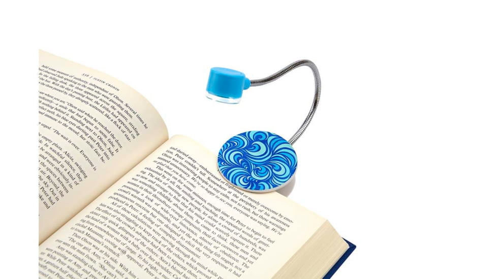 Carson Ultra-Bright Fully Adjustable LED Book Light - Waves FL-9004