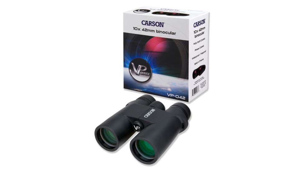 Carson VP Series 10X42mm Binoculars, Black VP-042