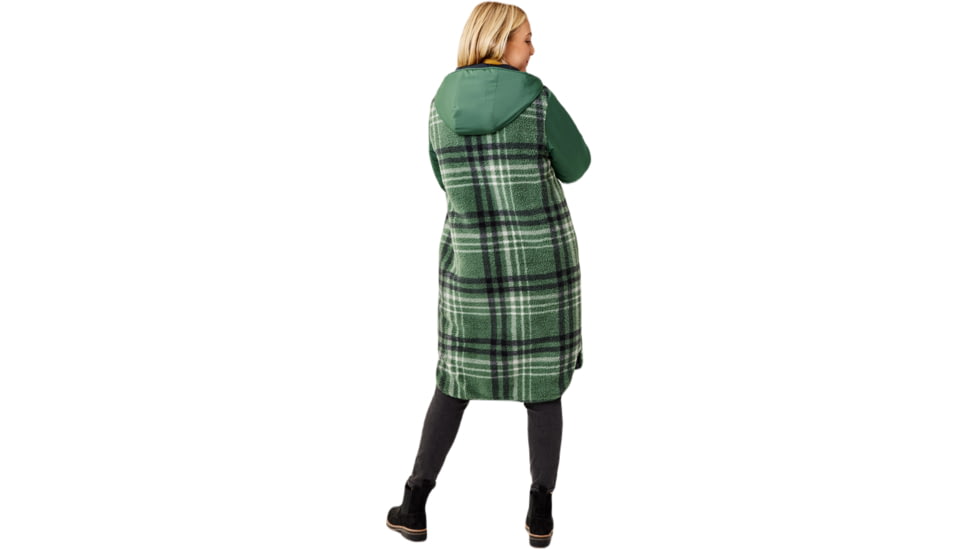 Carve Designs Donner Reversible Jacket - Womens, Cilantro/Black, Extra Small, JCMS10-375-XS