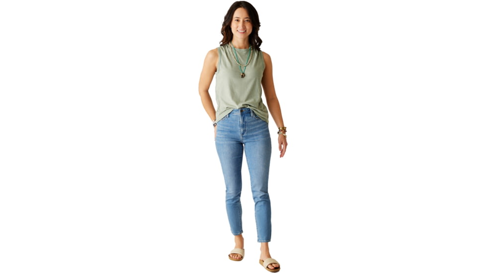 Carve Designs Larisa Hemp Tank - Womens, Light Cilantro, Extra Small, TKHK20-328-XS